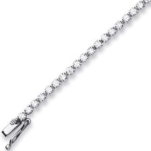 Load image into Gallery viewer, 18K White Gold Diamond Tennis Bracelet 1.00 CTW-H/Si - Pobjoy Diamonds
