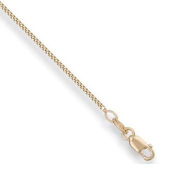 Yellow Gold 18 Carat Curb Chain Necklace - Pobjoy Diamonds