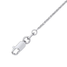 Load image into Gallery viewer, 18K White Gold Ladies Spiga Neck Chain - Pobjoy Diamonds