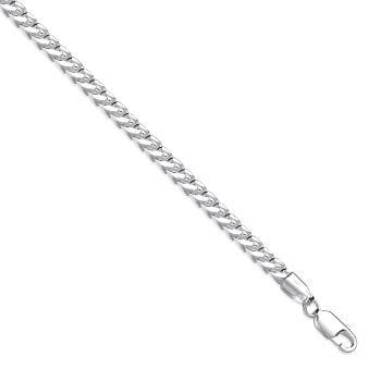 Sterling Silver Men's Franco Solid Heavy Bracelet - Pobjoy Diamonds