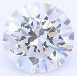 18K Gold 1.00 Carat Round Brilliant Cut Solitaire Lab Grown Diamond Ring E/VVS1