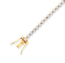 Load image into Gallery viewer, 18K Yellow Gold  Diamond Tennis Bracelet 1.00 Carat