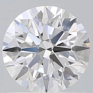 Platinum 1.00 Carat Round Brilliant Cut Lab Grown Diamond Ring D/VVS1