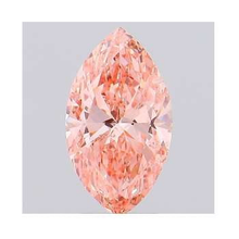 Load image into Gallery viewer, Fancy Vivid Pink Marquise Cut Lab Grown Diamond 2.04 Carat Si2 - Pobjoy Diamonds