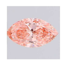 Load image into Gallery viewer, Fancy Vivid Pink Marquise Cut Lab Grown Diamond 2.04 Carat Si2 - Pobjoy Diamonds