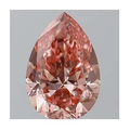 Fancy Vivid Pink Pear Shape Lab Grown Diamond 2.50 Carat - Pobjoy Diamonds
