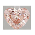 Fancy Vivid Pink Heart Cut Lab Grown Diamond 2.52 Carat 