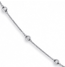 Load image into Gallery viewer, Pobjoy Diamonds - Yard of Diamonds 18K White Gold Necklace - 2.00 CTW