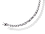 950 Platinum Ladies Round Brilliant Cut 2.00 CTW Diamond Tennis Bracelet - Pobjoy Diamonds