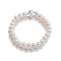 Twin Strand Freshwater Pearl Bracelet - Pobjoy Diamonds