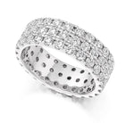 950 Palladium 3.10 CTW Diamond Full Eternity Ring By Pobjoy