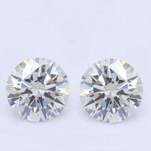 Load image into Gallery viewer, Twin Ethical Lab Round Brilliant Cut Diamonds 0.70 Carat Combined