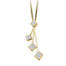 Load image into Gallery viewer, 18K Gold Four Tier Diamond Necklace 0.55 Carat - Pobjoy Diamonds
