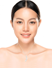 Load image into Gallery viewer, 18K Gold Four Tier Diamond Necklace 0.55 CTW - Pobjoy Diamonds