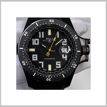 BALL Engineer Hydrocarbon Titanium Chronometer Watch - Black Dial 42mm UNWORN