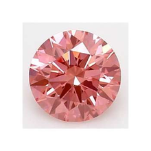 Load image into Gallery viewer, Fancy Intense Pink Round Brilliant Cut Lab Diamond 0.71 Carat - Pobjoy Diamonds