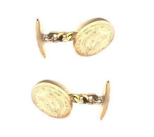 Load image into Gallery viewer, 9K High Relief Gold Cufflinks - Pobjoy Diamonds