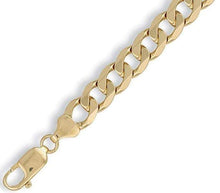 Load image into Gallery viewer, Gents 9K Yellow Gold Chunky Flat Curb Chain 48g - Pobjoy Diamonds
