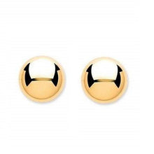 Load image into Gallery viewer, 9K Gold Ladies Medium Ball Stud Earrings - Pobjoy Diamonds