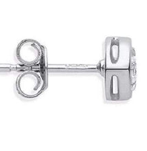 Load image into Gallery viewer, 9K White Gold &amp; 0.25 CTW Diamond Stud Earrings Pobjoy