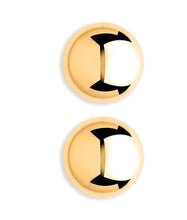Load image into Gallery viewer, 9 K Gold Large Ladies Ball Stud Earrings - Pobjoy Diamonds