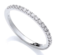 Load image into Gallery viewer, 9K Gold 0.26 CTW Diamond Half Eternity Ring - Pobjoy Diamonds