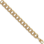 9K Yellow Gold Heavy Set Curb Neck Chain 150g - Pobjoy Diamonds
