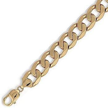 9K Yellow Gold Heavy Set Curb Neck Chain 150g - Pobjoy Diamonds