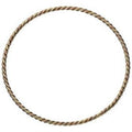 9K Three Colour Gold Tight Twist Ladies Bangle - Pobjoy Diamonds