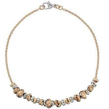 Load image into Gallery viewer, 9K Rose &amp; White Gold Knot Bracelet - Pobjoy Diamonds