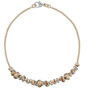 9K Rose & White Gold Knot Bracelet - Pobjoy Diamonds