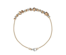 Load image into Gallery viewer, 9K Rose &amp; White Gold Knot Bracelet - Pobjoy Diamonds