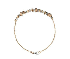 9K Rose & White Gold Knot Bracelet - Pobjoy Diamonds