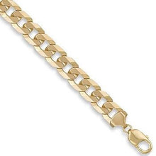Load image into Gallery viewer, 9K Mens Heavy Weight Classic Flat Cub Neck Chain - Pobjoy Diamonds