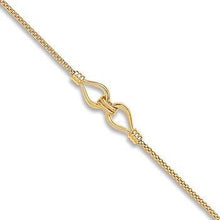 Load image into Gallery viewer, 9K Yellow Gold Centre Link Bracelet - Pobjoy Diamonds