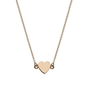 9K Rose Gold Single Heart & Neck Chain