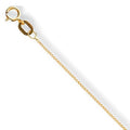 9K Yellow Gold Ladies Classic Curb Chain - Pobjoy Diamonds