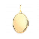 9K Yellow Gold Ladies Locket - Pobjoy Diamonds