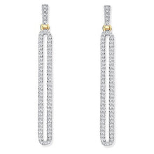 Load image into Gallery viewer, 9K Yellow Gold Diamond Drop Earrings 0.25 Carat - Pobjoy Diamonds