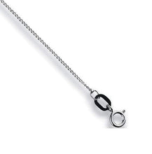 Load image into Gallery viewer, 9K White Gold &amp; Diamond Heart Pendant With 18&#39;&#39; Chain