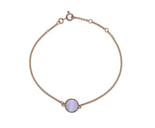 Load image into Gallery viewer, 9K Rose Gold &amp; Amethyst Adjustable Ladies Bracelet - Pobjoy Diamonds