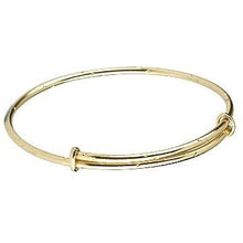 Load image into Gallery viewer, 9K Yellow Gold Child&#39;s Star Embossed Bangle - Pobjoy Diamonds