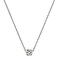 9K White Gold Infinity Bead Ladies Pendant & Neck Chain - Pobjoy Diamonds