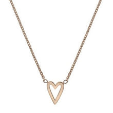 Load image into Gallery viewer, 9K Rose Gold Heart Pendant Necklace - Pobjoy Diamonds