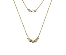 Load image into Gallery viewer, 9K Yellow &amp; White Gold Love Knot Ladies Pendant Necklace - Pobjoy Diamonds