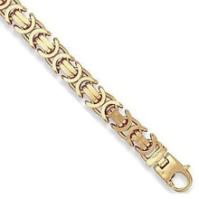 Load image into Gallery viewer, 9K Yellow Gold Heavyweight Byzantine Neck Chain - Pobjoy Diamonds