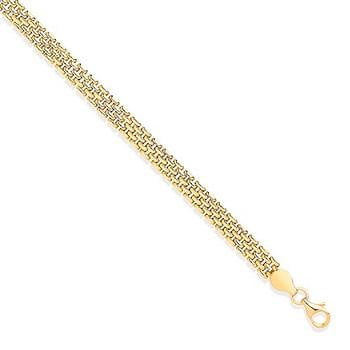 9K Yellow Gold Panther Bracelet - Pobjoy Diamonds