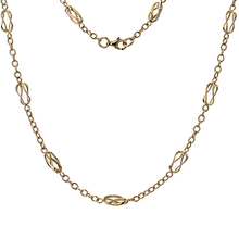 Load image into Gallery viewer, 9K Yellow Gold Ladies Infinity Style Designer Link Necklace-Pobjoy