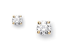 Load image into Gallery viewer, 9K Yellow Gold  Diamond Stud Earrings 0.20 CTW G-H/Si - Pobjoy Diamonds