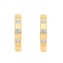 Load image into Gallery viewer, 9K Yellow Or White Gold Studded Diamond Earrings - Pobjoy Diamonds